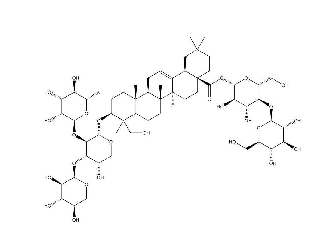 黃褐毛忍冬皂苷A|122739-11-1